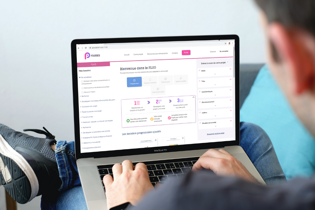 Pousses, la plateforme dédiée aux entrepreneurs