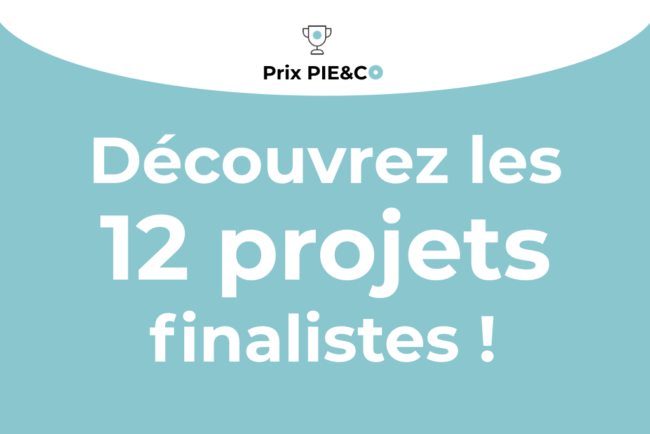 Les 12 finalistes du prix pie&co