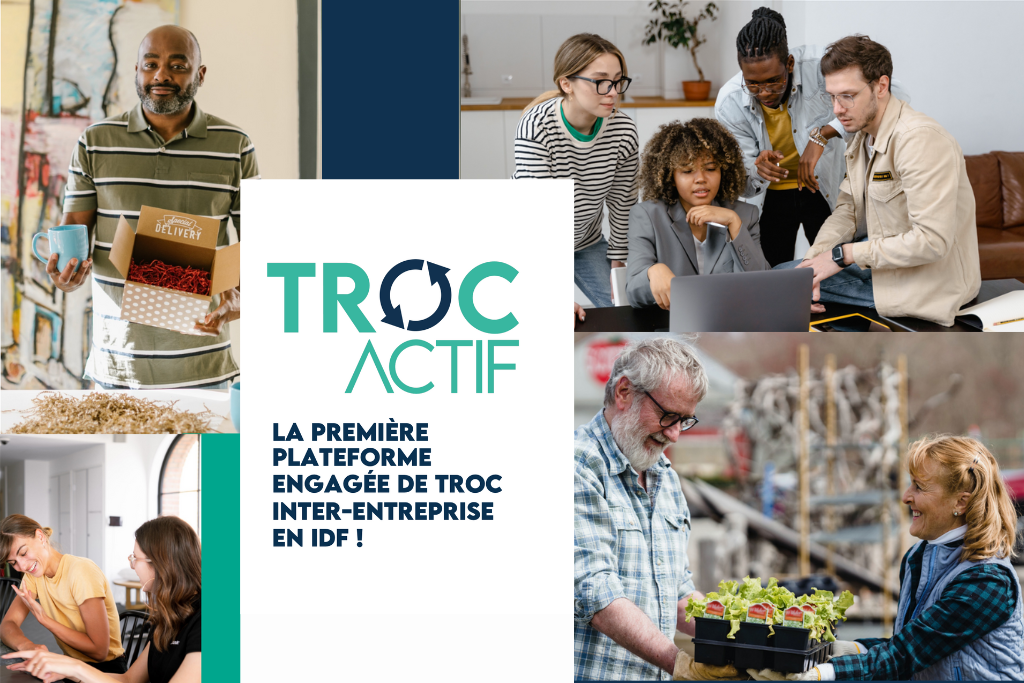 La plateforme en ligne d’échanges inter-entreprises Troc Actif, portée par les 5 associations territoriales France Active en Ile-de-France, est dorénavant disponible. L’objectif ? Permettre aux entrepreneurs franciliens d’échanger les biens et services qu’ils produisent sans sortir de trésorerie !